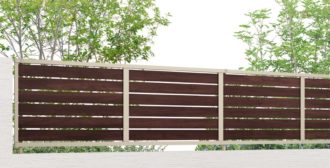 LIXIL フェンスAB YA3型（木調）